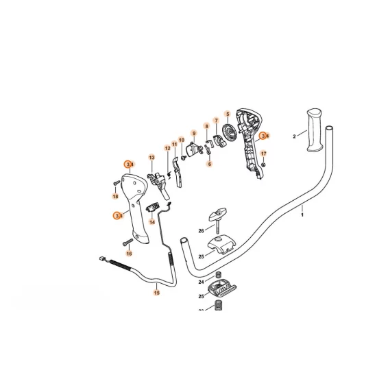 STIHL   Rękojeść manipulacyjna 4863 790 1300